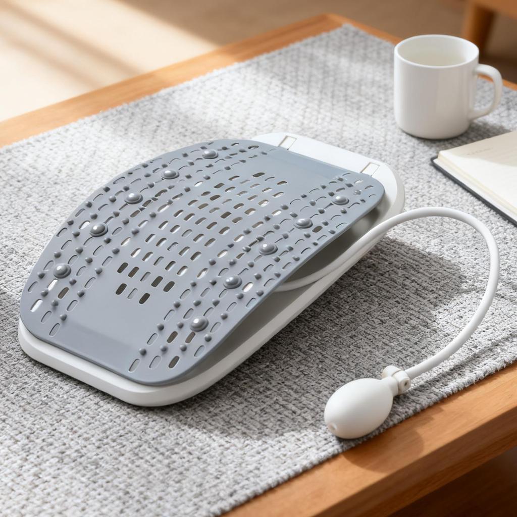 Portable Back Stretcher Device Ergonomic Adjustable Air Cushion Lower Lumbar Relief Massager For Indoor Home Car Bed Offices