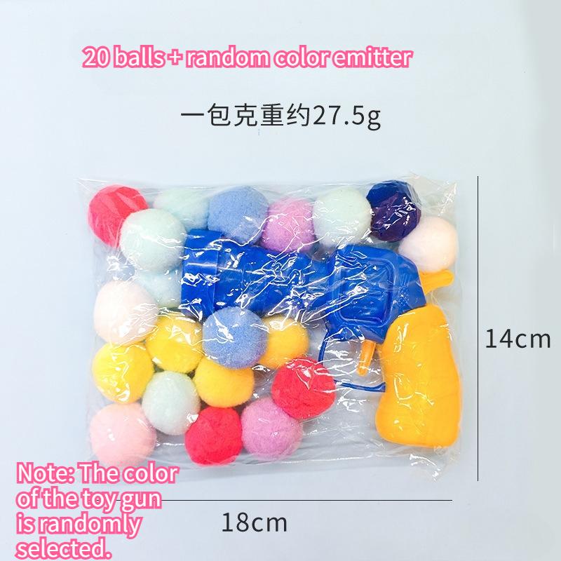 

Interactive Plush Ball String Toy Set with Mechanical Launcher–Soft,Comfortable Balls for Cats&Small Dogs,No Battery Needed
