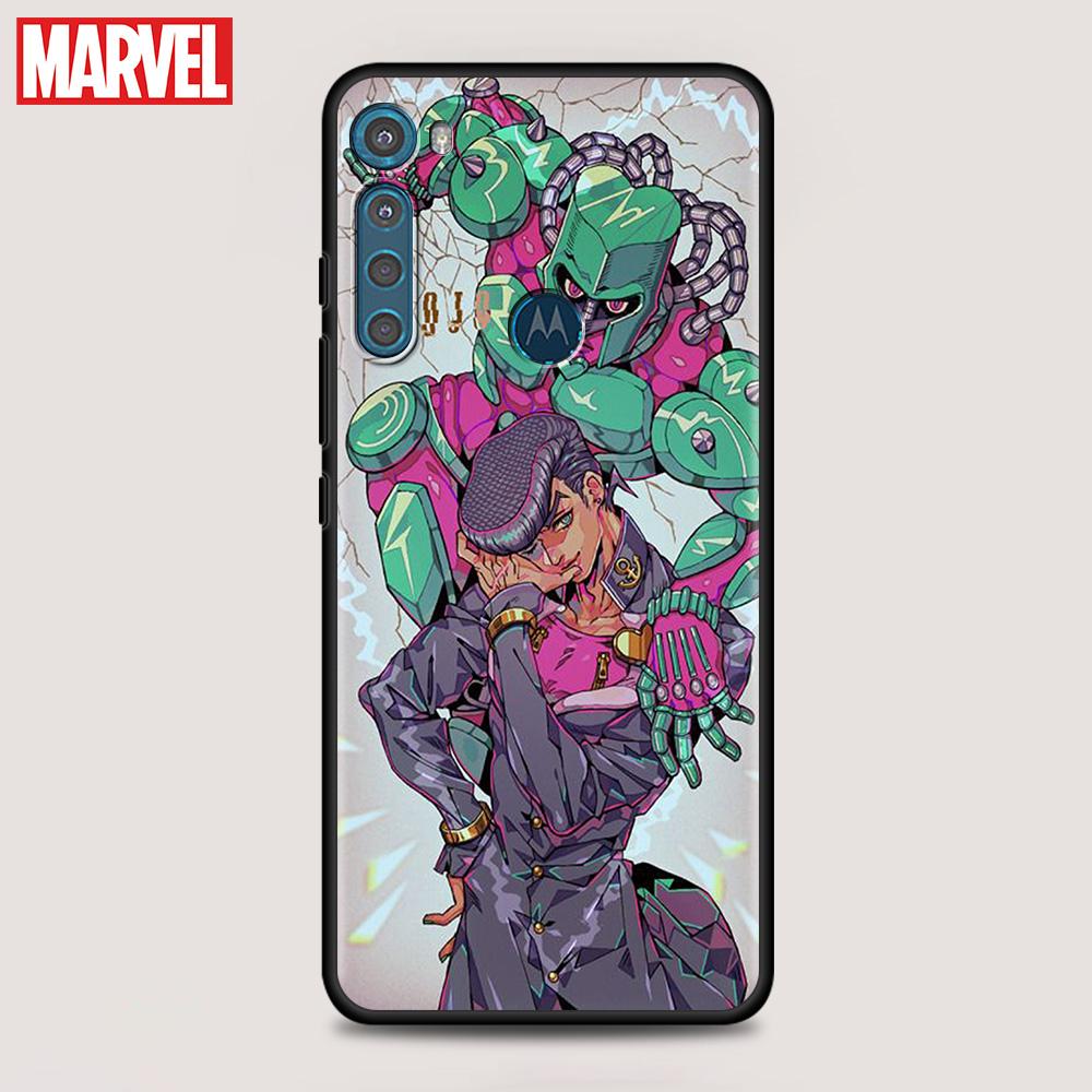 Shell For Motorola One Fusion G8 G9 Power Plus G22 G30 G31 G50 G60 Edge20 E6s G Stylus Case Cartoon JoJo's Bizarre Adventure