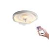 Silent Ceiling Fan Light for Bedroom & Kids' Room, Modern Minimalist Design, Eye-Friendly & Adjustable Lighting