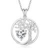 S925 Sterling Silver Women's Necklace Trendy Zircon Cross Pendant Birthday Gift  European American