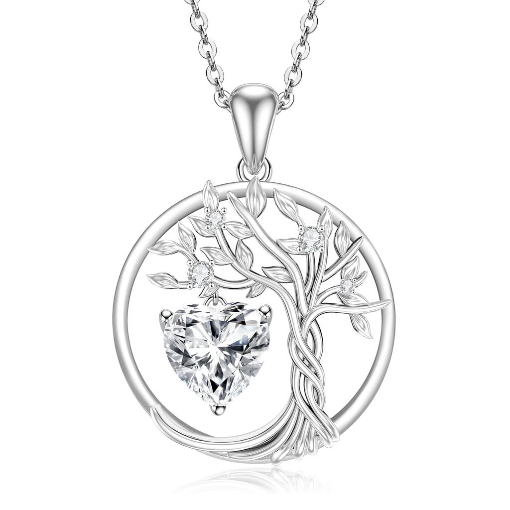 S925 Sterling Silver Women's Necklace Trendy Zircon Cross Pendant Birthday Gift European American