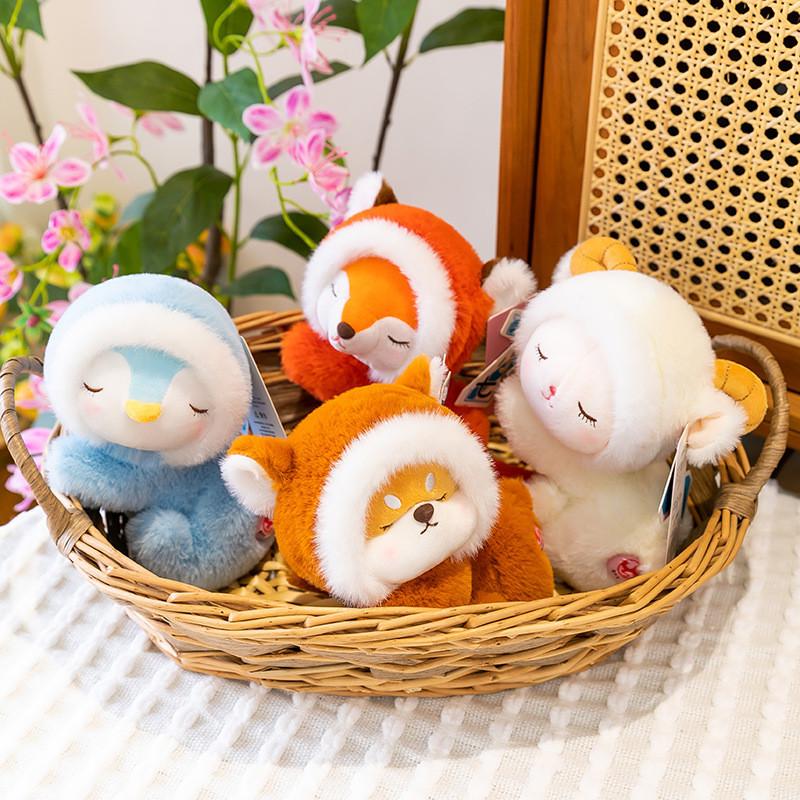 Sheep Horses Rabbit Deer Pig Plush Desktop Companion Toy With Soft 7d Cotton For Kids And Adults
