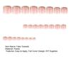 Easy to Apply Full Cover Design Ring Plastic Golden Tone 14 Cm 24 Pcs