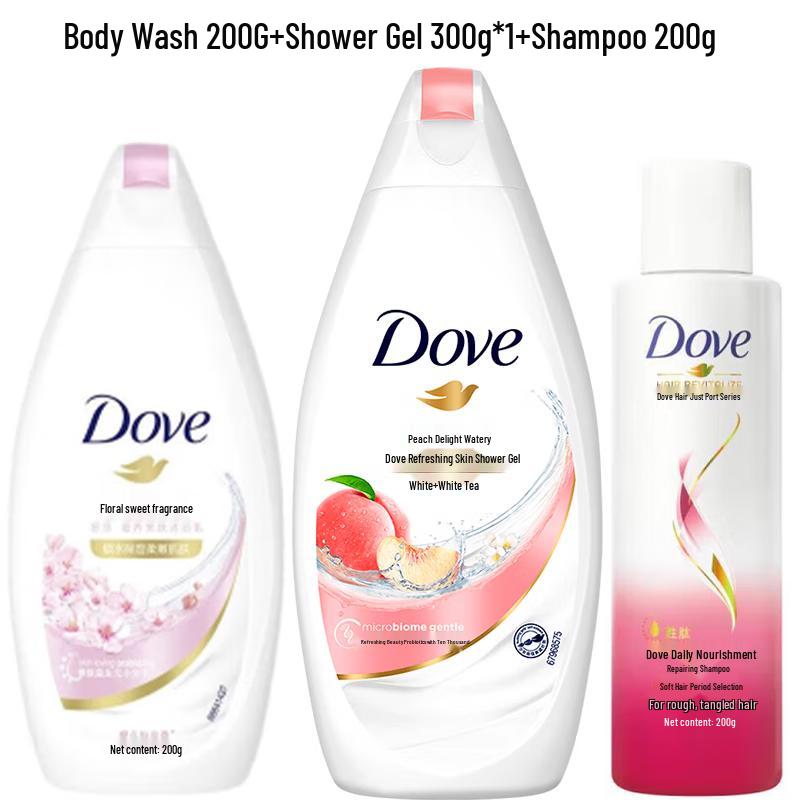 

Dove Shower & Hair Care Essential Bundle