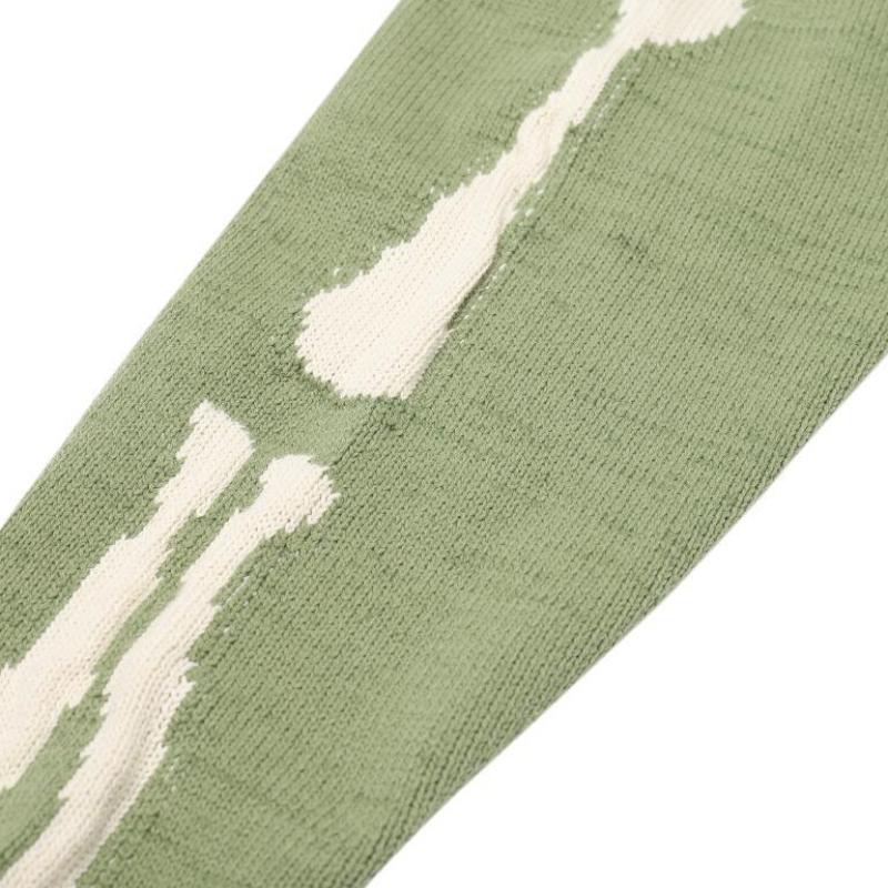 Europäischer und amerikanischer Herbst- und Winter-Street-Lose-Skelett-Jacquard-Strickpullover mit langen Ärmeln für Männer und Frauen