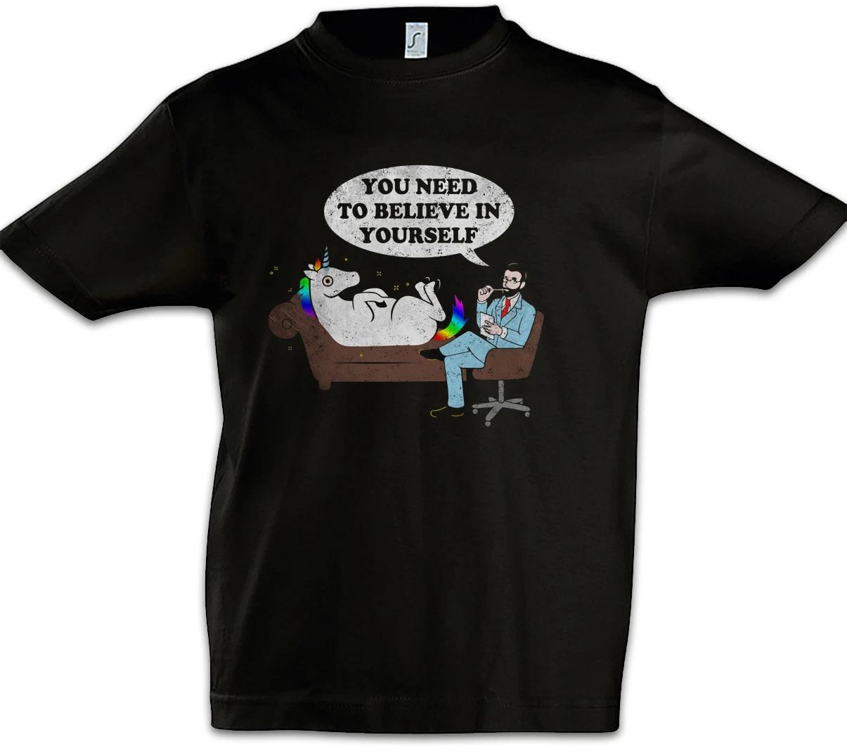 Psycho Unicorn Boys kids boys T-Shirt Unicorns Psychology Psychologist Believe in Fun 120