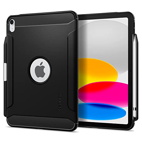 

Spigen Case for iPad 11th Generation A16 (2025/11-inch) and iPad 10th Generation (2022/10.9-inch) with Pencil Cover, Military-Grade Certified, Shockpr