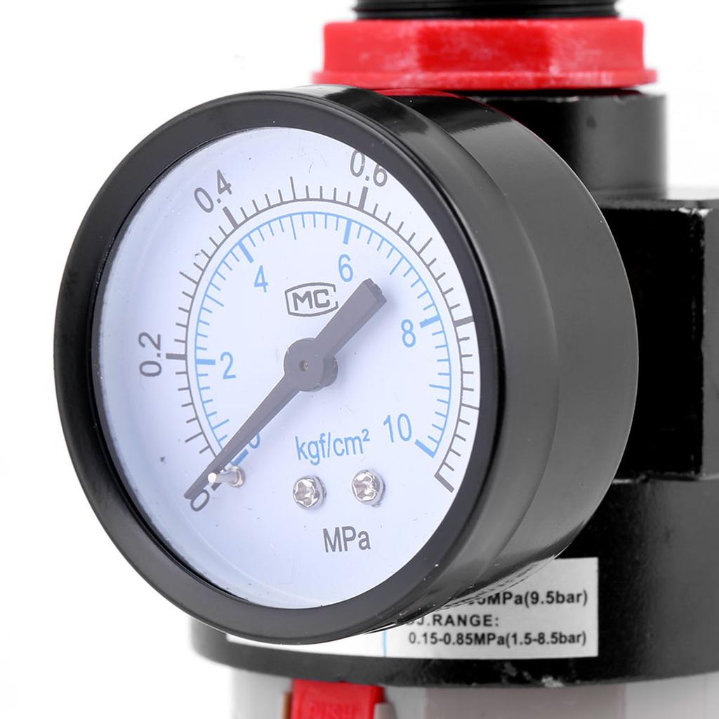 1 4   BFr  2000 Air Source Gas Treatment Unit Filter Pressure Regulator With Gauge