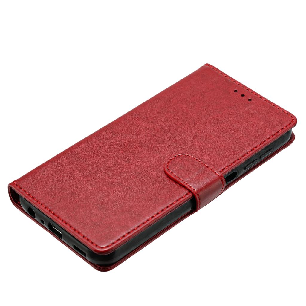 For Samsung Galaxy S25 FE Leather Case Wallet Stand Phone Cover with Handy Strap