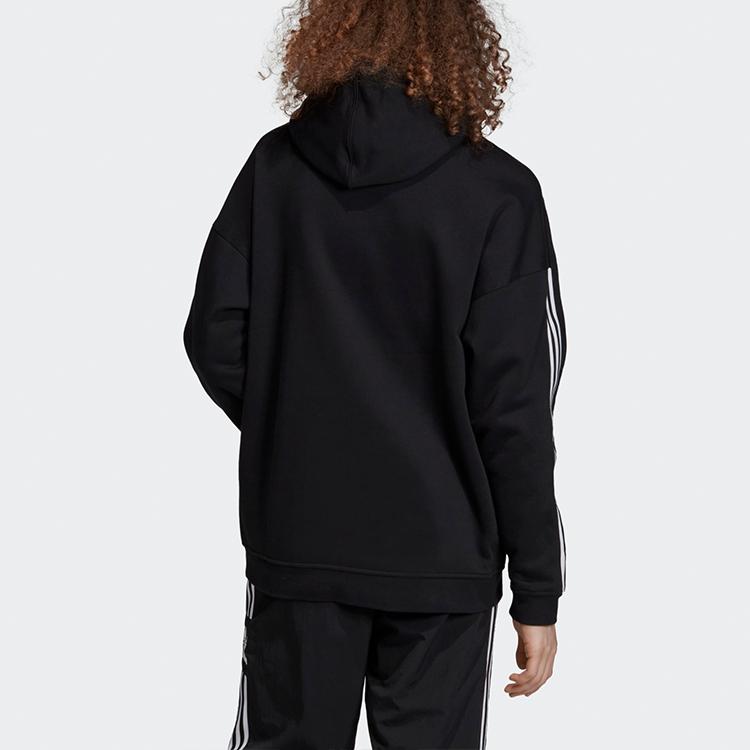 adidas Originals Trefoil Lock Up Hoodie - International Version Men Tops Black ED6124