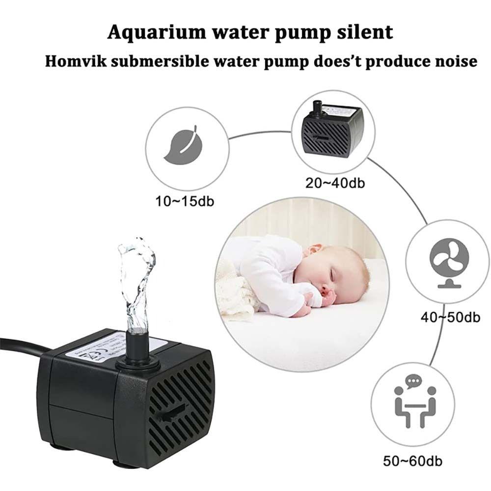 Tank Aerator Aquarium Water Pumps Fish Tank Fountain Submersible Water Pump Fish Aquatic Pet Kit