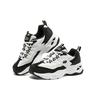 Skechers DLites 4.0 Fabric Synthetic Leather Low Top Dad Sneakers Women Sneakers Black White 149492-BKW