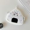 Cute Cartoon Plush Rice And Vegetable Roll Wallet Creative Storage Bag Pendant Backpack Decoration Pendant Accessories Gift