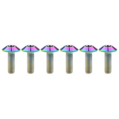 Boulons en alliage de titane Ruifu M5x12 15 20 25mm Tête Torx à utiliser pour