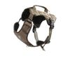 Adjustable Tactical Dog Harness Vest Breathable Lightweight No-Pull Pet Chest Lead Small Medium Large Dogs