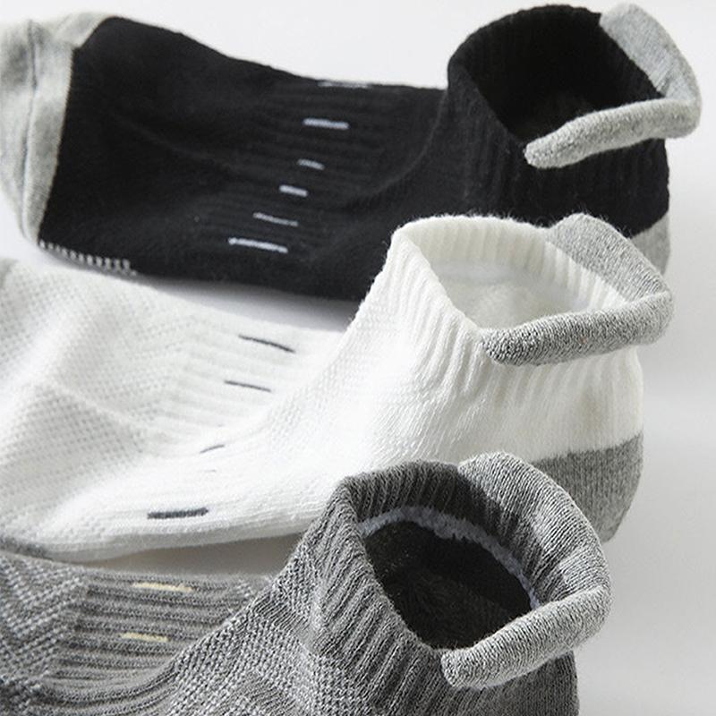 5/10 Pairs/Lot Men's Sport Socks Breathable Outdoor Running buffer Basketball Socks Cotton Training Short Tube Socks For Men
