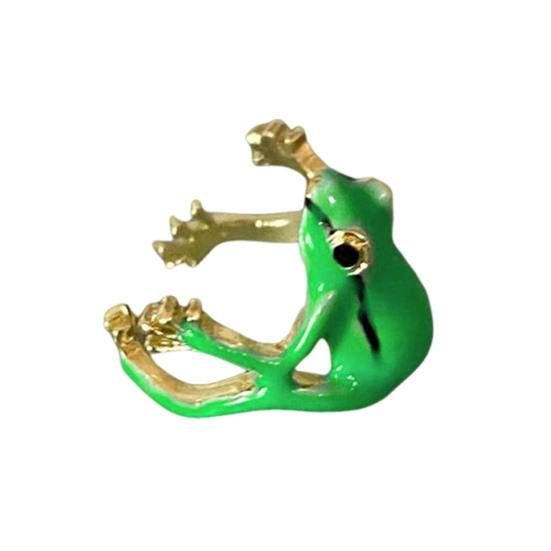 1/3Pcs Frog-Shaped Ring Set Alloy Electroplated Finger Ring Festivals Parties Dates Gatherings Accessories