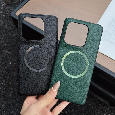 For Motorola Signature Case Magnetic For MagSafe Luxury Leather Silicone Cover For Moto Signature Shell Shockproof Bumper