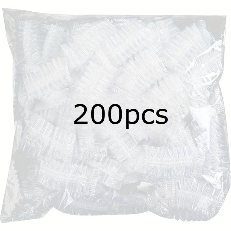 

100/200/300pcs Clear Plastic Luggage Wheel Covers, Disposable Dust Protectors for Travel Cases&Spinner Wheels,Transparent Design