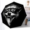1pc Wild Wolf Automatic Open/Close Umbrella Compact Folding Umbrella, All-Season Portable Umbrella for Women/Men F1124275