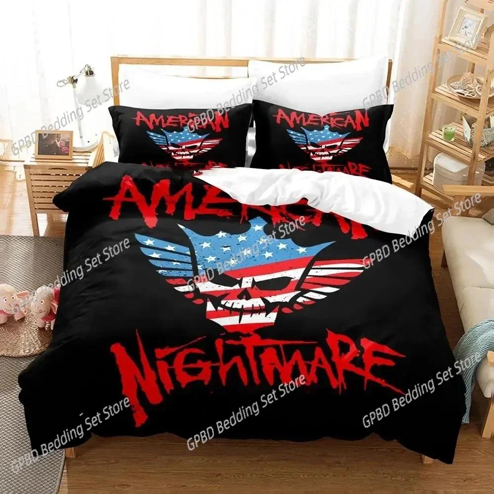 Luxury New 3D Print Cody Rhodes American Nightmare Bedding Set Duvet Cover Bed Set Quilt Cover Pillowcase king Queen Size Adult