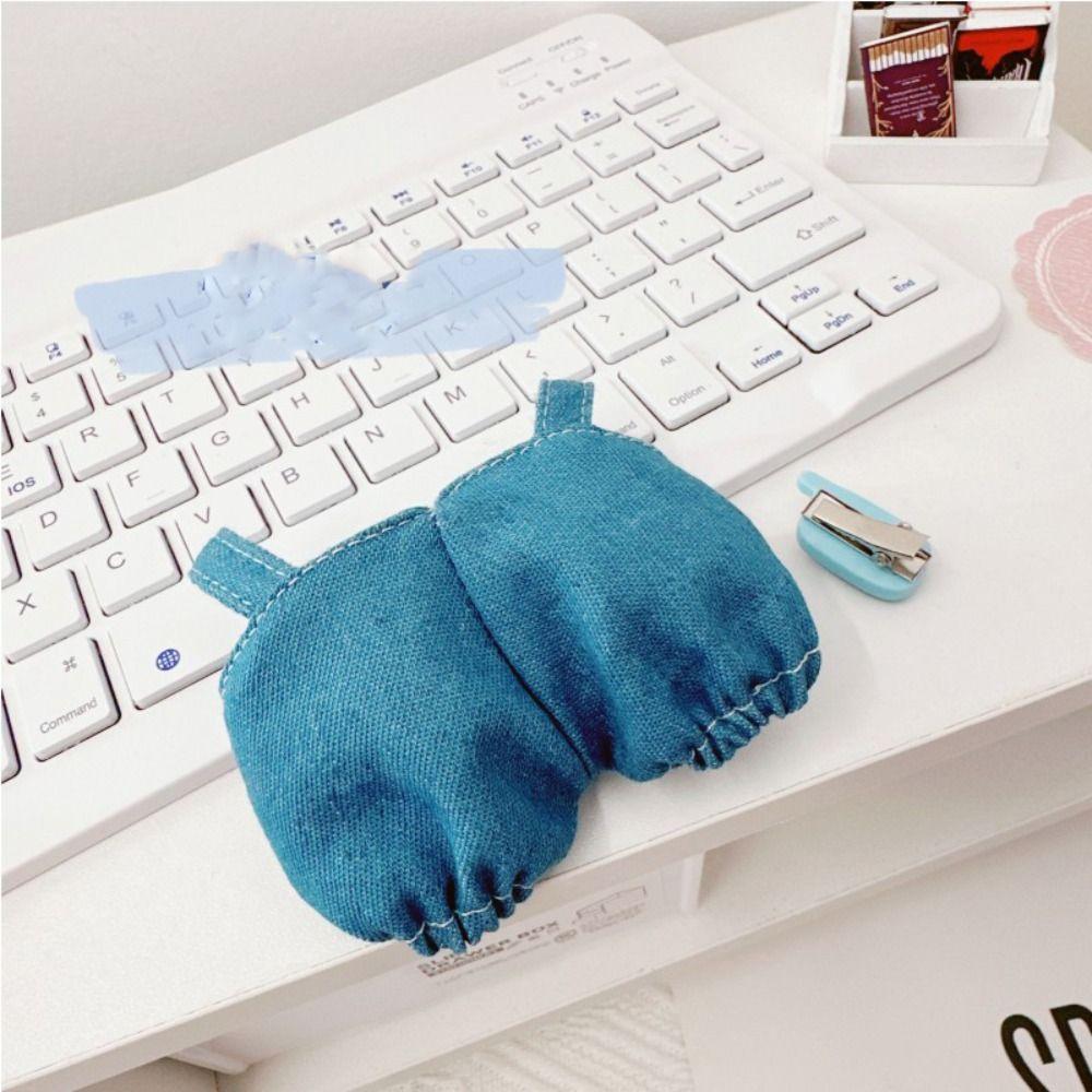 2 Styles Doll Lovely Dress Cartoon Jeans Overalls 10cm Cotton Doll/EXO Idol Dolls