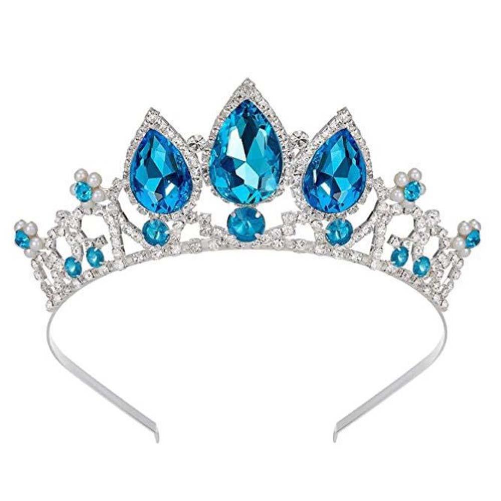 Pearl Headband Princess Tiara Sparkly Rhinestone Crystal Tiara  Bridal Accessories