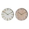 Round Wall Clock - Home ESPRIT - Multicolor - 30x4x30 Cm - Analog - PVC - Wall Mounting - 2 Units - 810 G