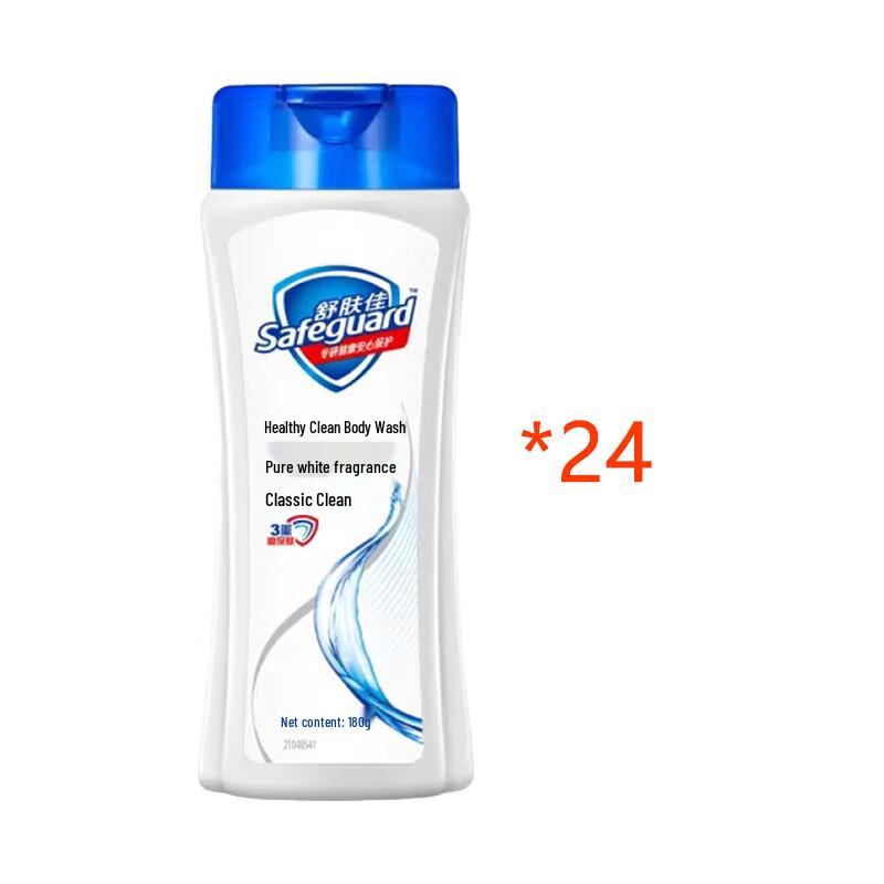 

Safeguard Classic Pure White Shower Gel, 180g (24 Bottles)