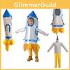 Pea Nut Apparel Dm0181 Kids' Rocket Cosplay Space Stage Costume Unisex Dancewear For Cosmic Performances