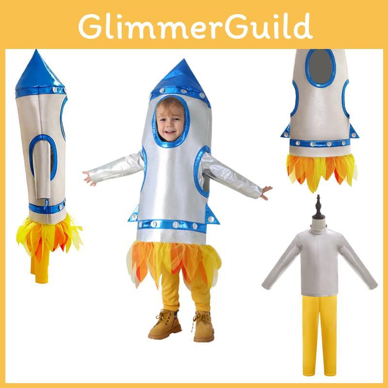 Pea Nut Apparel Dm0181 Kids' Rocket Cosplay Space Stage Costume Unisex Dancewear For Cosmic Performances