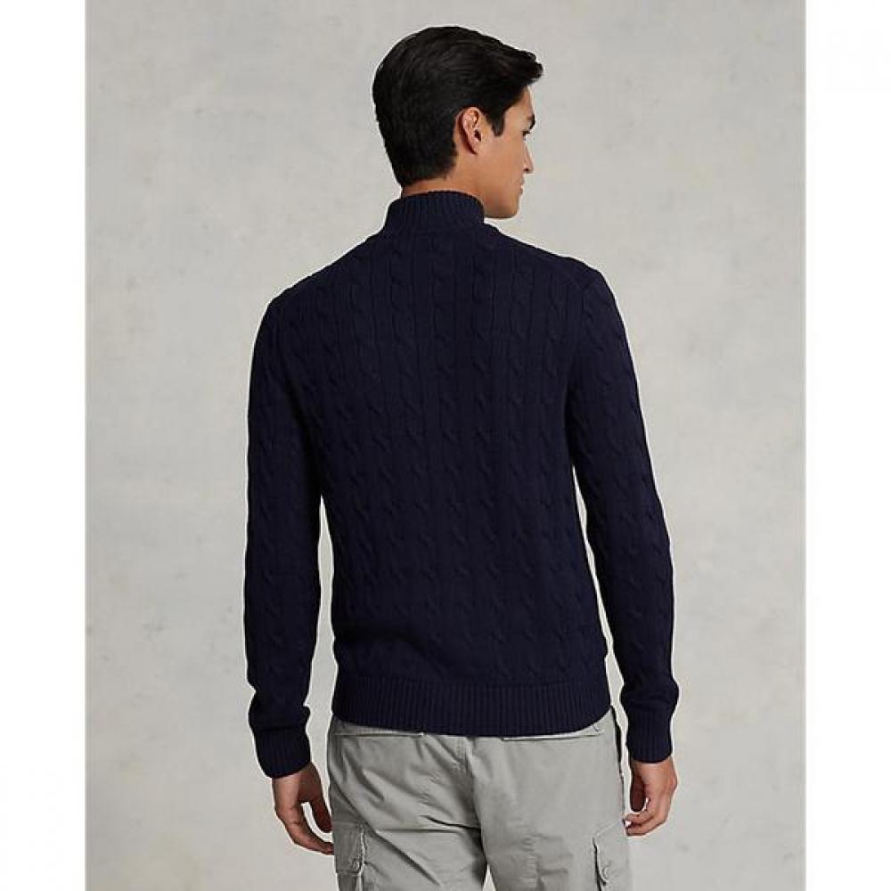 Polo Ralph Lauren Men S Cable Knit Cotton Full Zip Sweater mnpoSwe16821353400