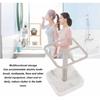 304 Stainless Steel Toothbrush Holder, Space Saving Toothpaste Storage Stand with 3 Slots for Bathroom, No Drilling Installation (Silver)