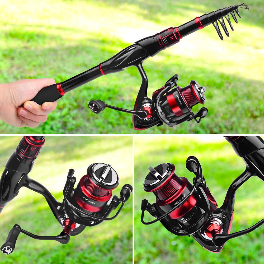 Meeresruten-Set, Weitwurf-Angelschiff, Angelruten-Taschen-Kombination, Meeresangelrute aus Kohlefaser, Meeresruten-Anfänger-Set