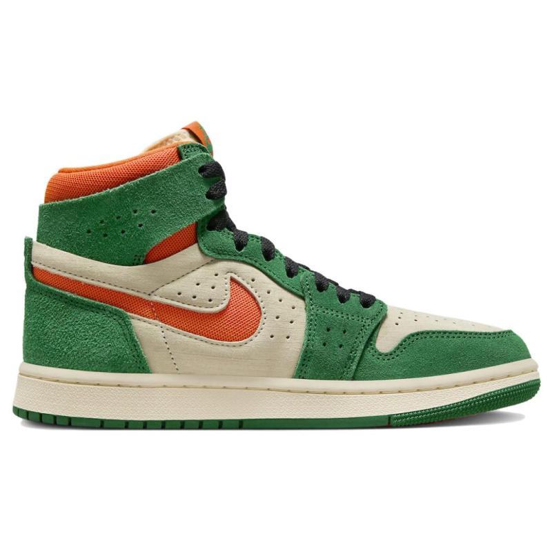 Jordan 1 High Zoom Air Cmft 2 Pine Green Orange Blaze Women's Jordan DV1305-308