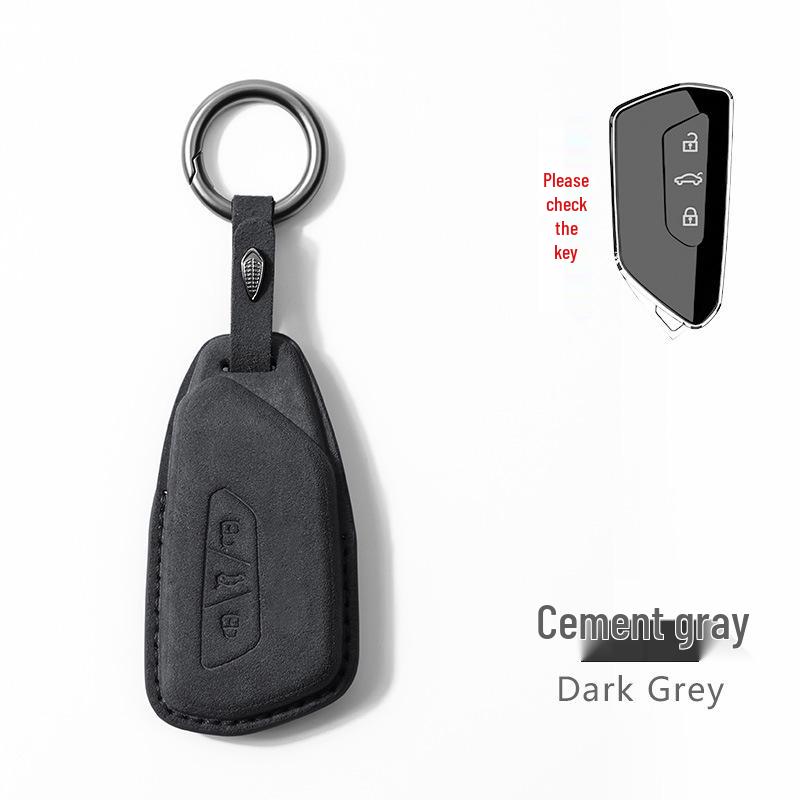 Suede Key Cover for Volkswagen Teramont X, ID4X, Viloran, Lanjing, ID3, ID6X, Golf