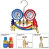 R404A R134A AC air conditioner refrigerant fluoride pressure gauge meter tester refrigerant automobile air conditioner fluoride