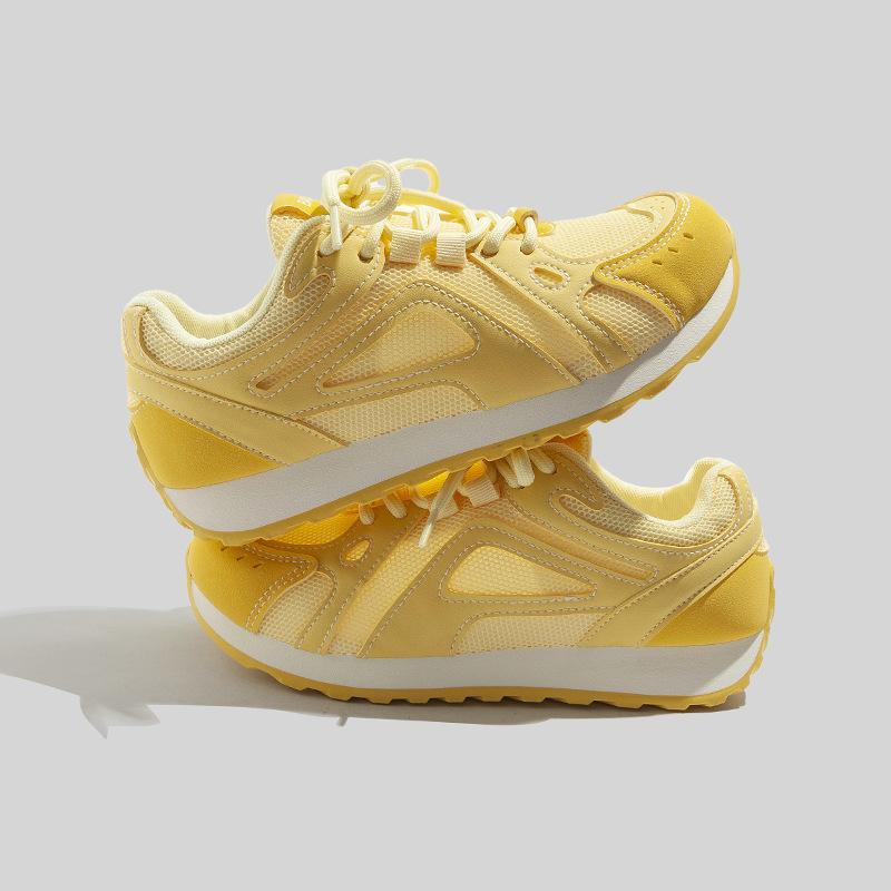 

летние новые сетчатые женские белые туфли универсальные кроссовки дышащие скейт-кеды модная повседневная обувь модные мужские однослойные туфли 40