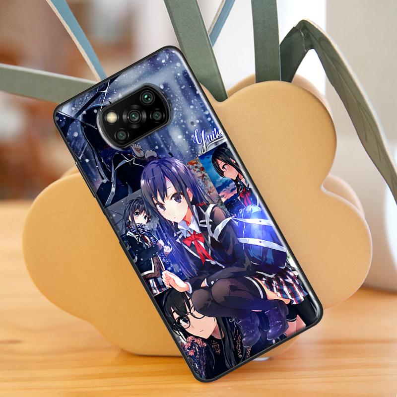 Yukino Yukinoshita Oregairu Phone Case For Xiaomi Mi 11T Pro 10T 11 Lite 11 Ultra Coque For POCO F3 X3 GT M3 M4 X3 Pro