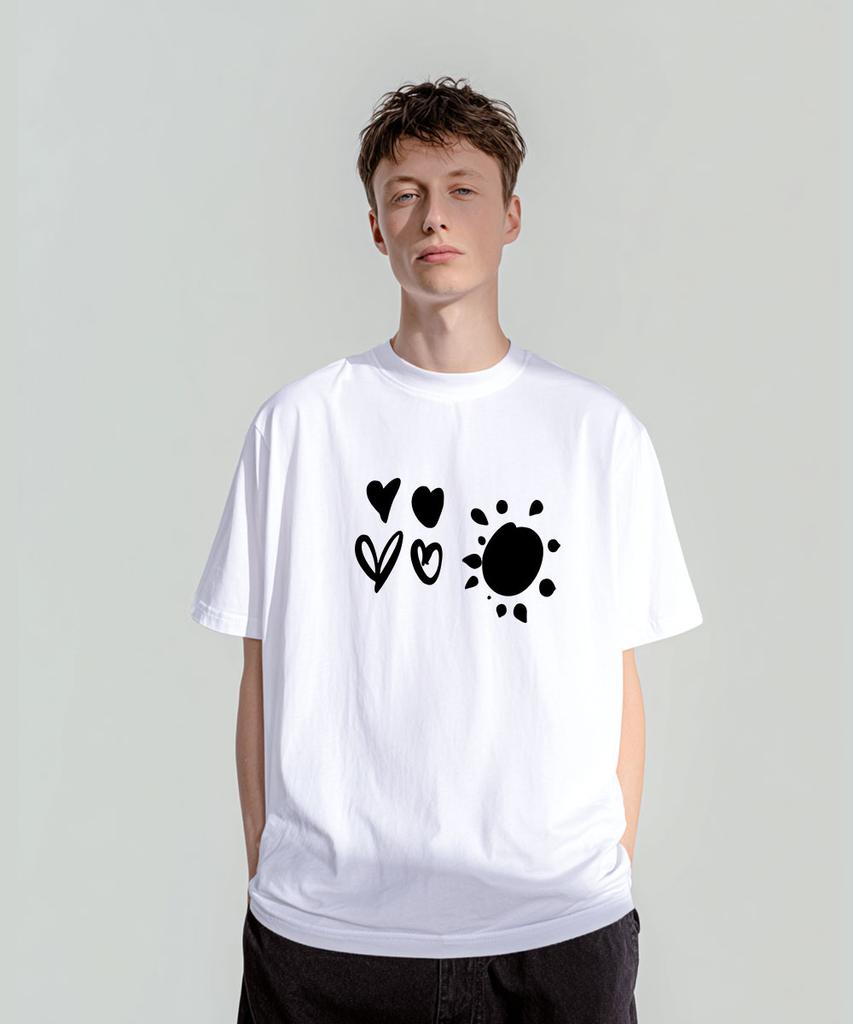 OHP Ohpxquirk Sunbloom Semi-Over Short Sleeve Tee (Type B)