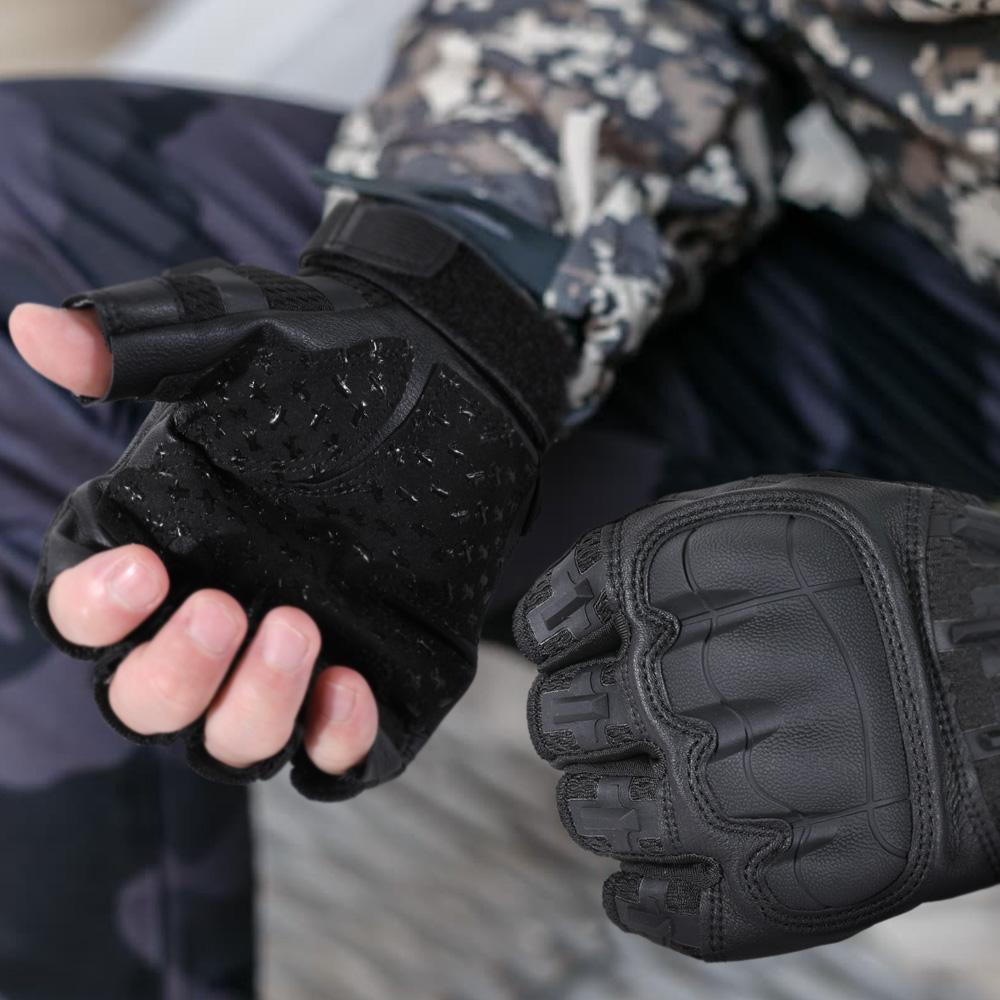 Outdoor Hunting Gloves Fingerless Men Touch Screen Sports Cycling Hiking Camping Shooting Paintball Non-slip Protection Gear Men