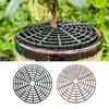 Barbed Cut-Outs Plant Pot Soil Protector Grid Cover for Home Garden Patio