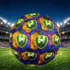 ADO Den Haag Print Size 5 Soccer Ball, PU Wear Resistant Football for Match Training and Daily Practice, Birthday Gift for Soccer Fans