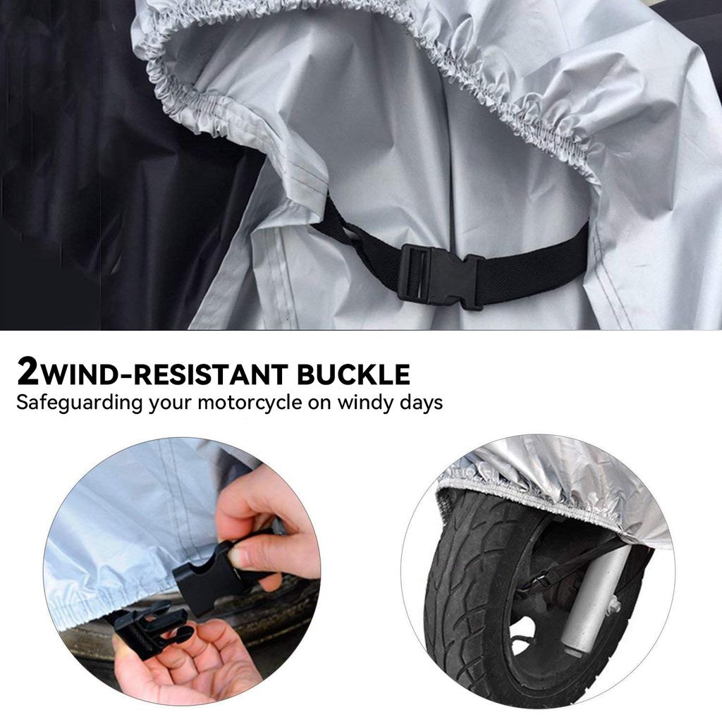 Motorcycle Covers Tarpaulin Cover Cloth Moto Scooter Cover Protector Waterproof Rain Dustproof Bike Bicycle Case Tent