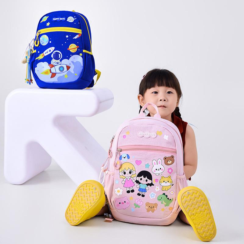 Schoolbag new children's schoolbag cartoon boys large capacity outdoor kindergarten schoolbag girls small class backpack
