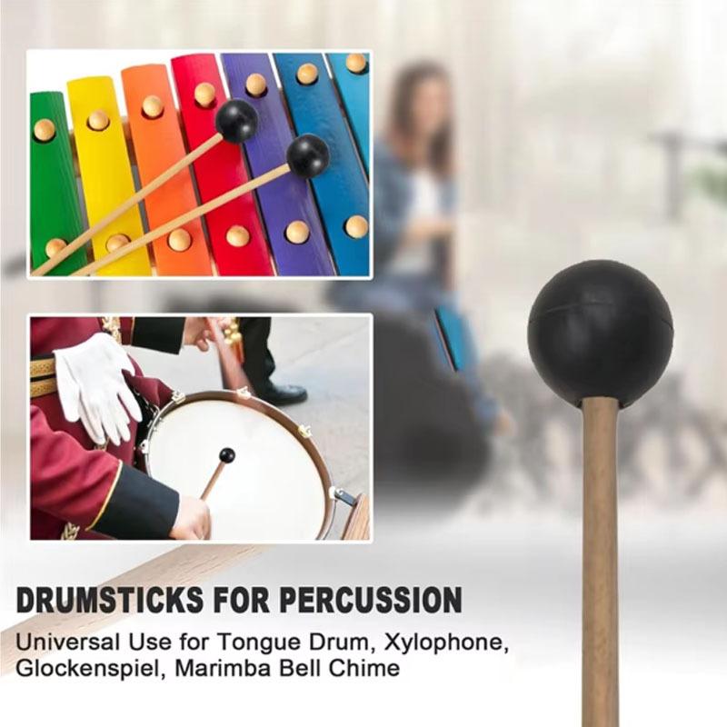 Xylophone/Marimba Mallets Marimba Mallets Marimba Mallets with Handle Keyboard Mallets Mallets with Silicone Tips
