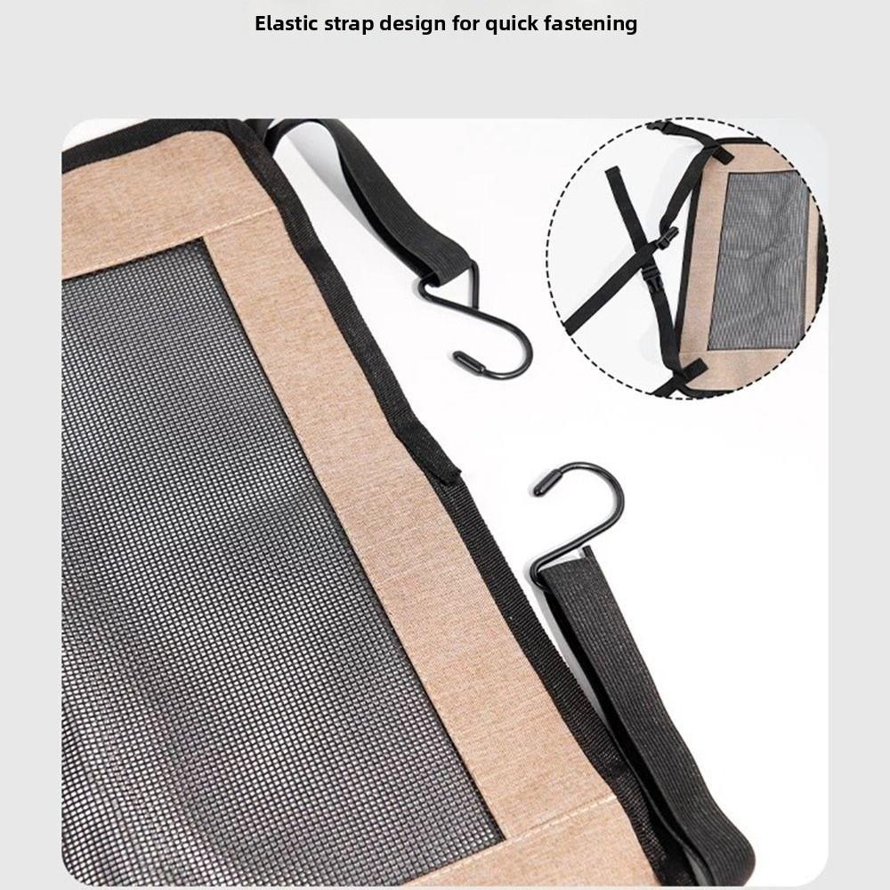 Elastic Car Seat Storage Net Mesh Bag Car Seat Organizer Pet Safety Isolation Net Rear Seat