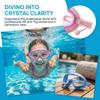 Kids Swimming Goggles Big Frame HD View Anti-fog Waterproof Children's Swim Goggles Boys And Girls Multi-color To Choose 1PC2