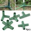 Bracket Connectors Green 16mm 4Pcs Garden Plant Climbing Awning Joints